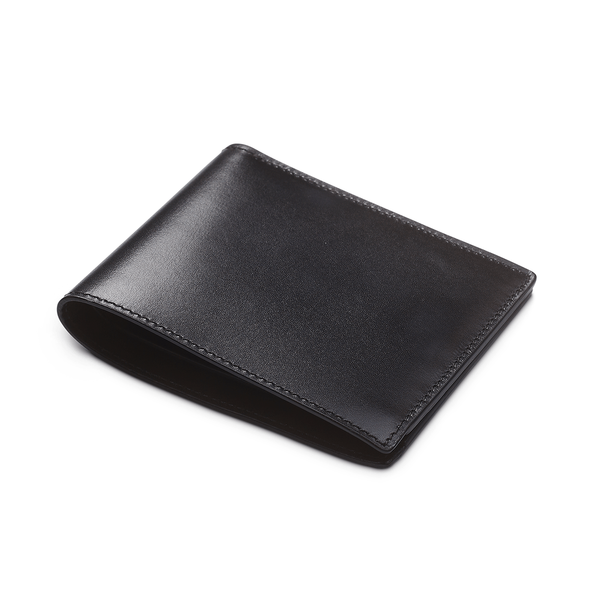 Billfold Wallet Black Calf – Crockett & Jones UK