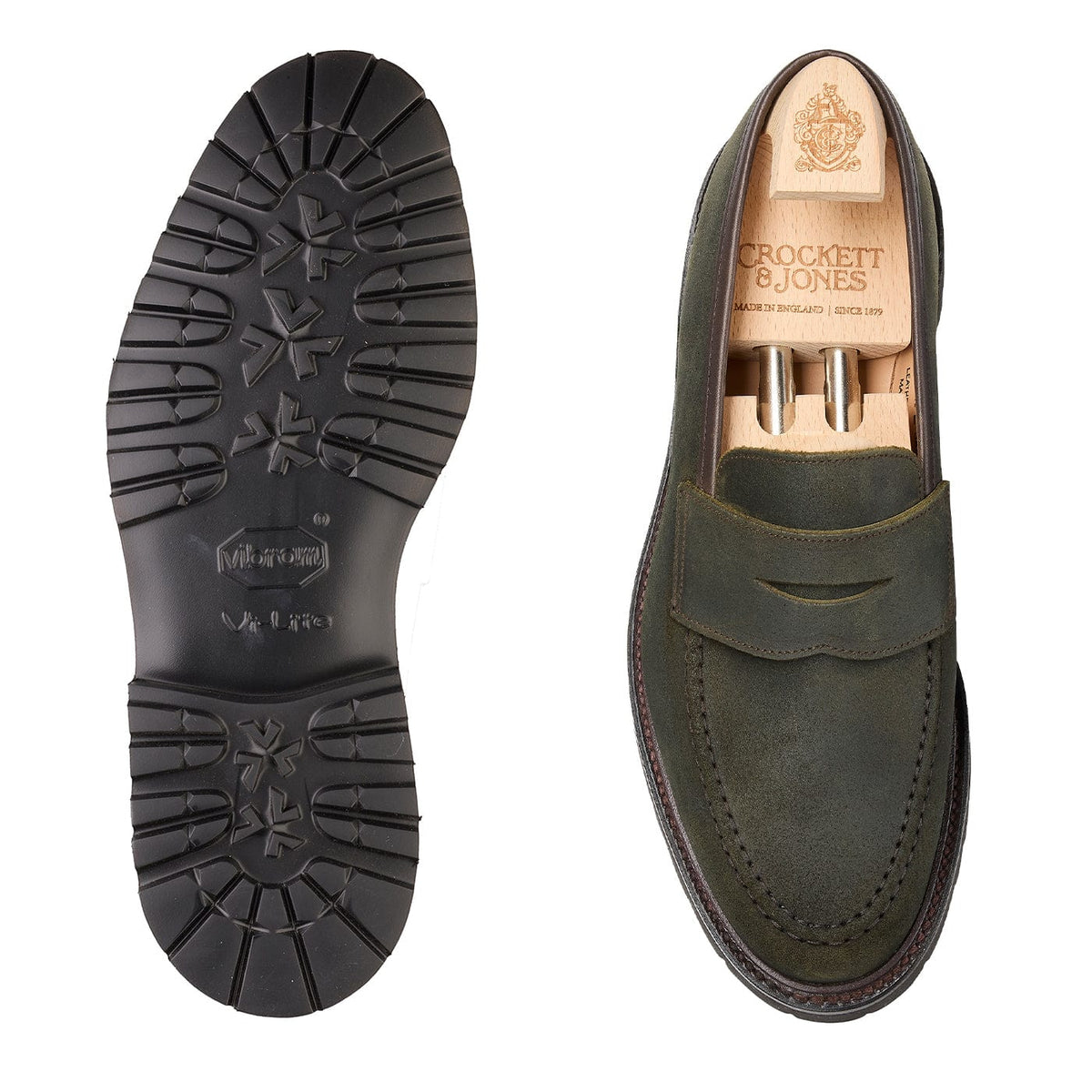 【Crockett＆Jones】Boston2 Boston 2 Green Rough-Out Suede – Crockett & Jones UK