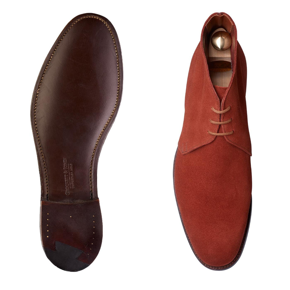 Chukka Terracotta Suede â Crockett & Jones UK