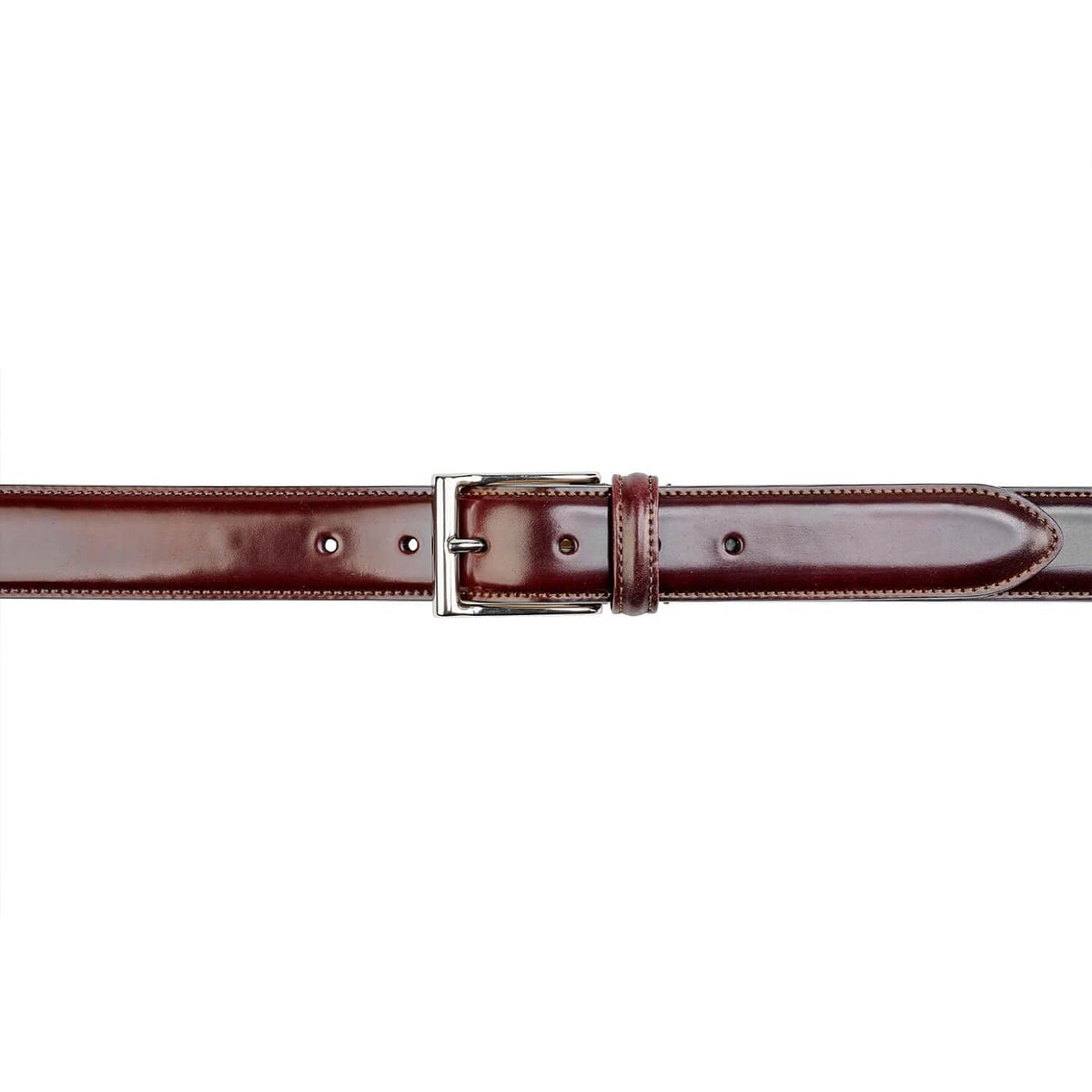 Mens burgundy clearance leather belt