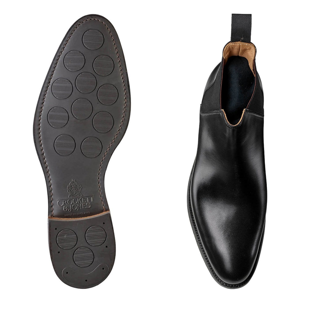 Chelsea 8 Black Calf | Crockett & Jones – Crockett & Jones UK
