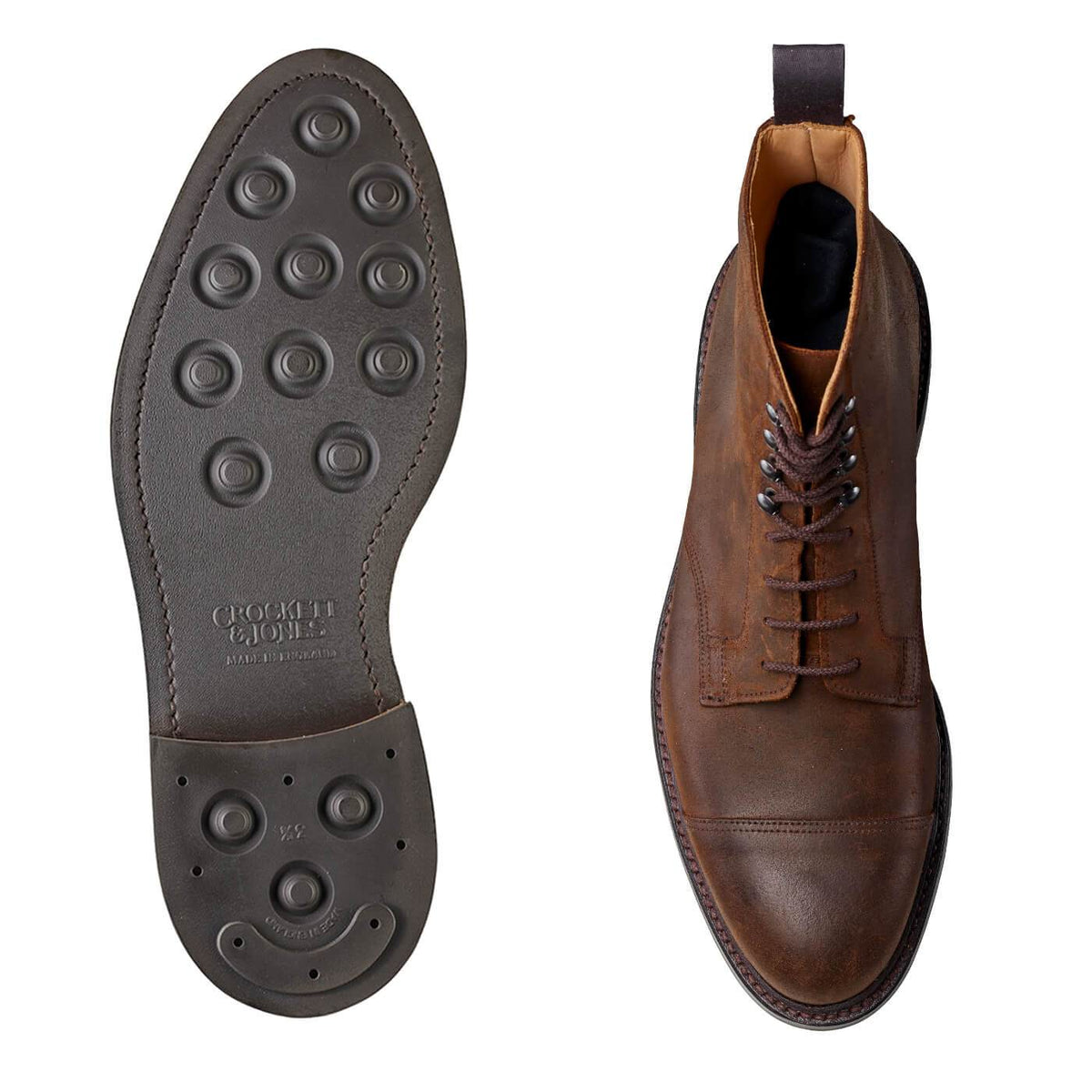 Coniston Dark Brown Rough-Out Suede | Crockett & Jones – Crockett