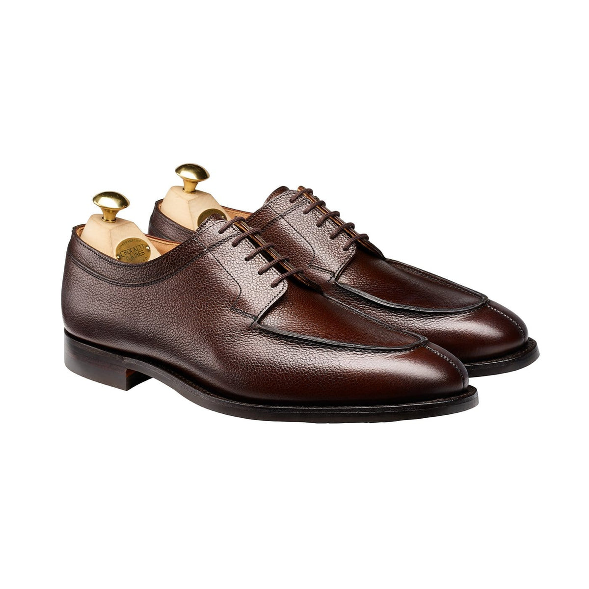 Hardwick Dark Brown Pebble Grain | Crockett & Jones