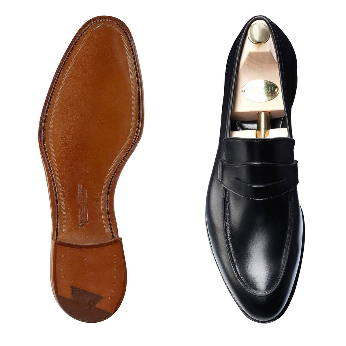 BSQT★175 BASIC PENNY LOAFER LUCY BLACK Lucy Black Calf | Crockett & Jones – Crockett & Jones UK
