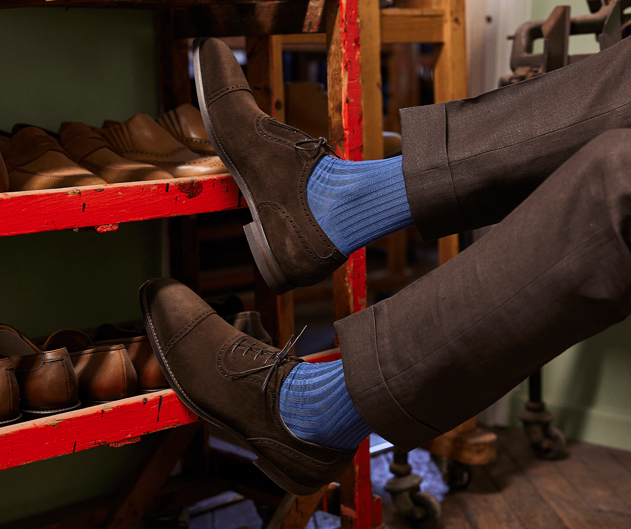 Simply Sartorial Socks - Dusk Blue