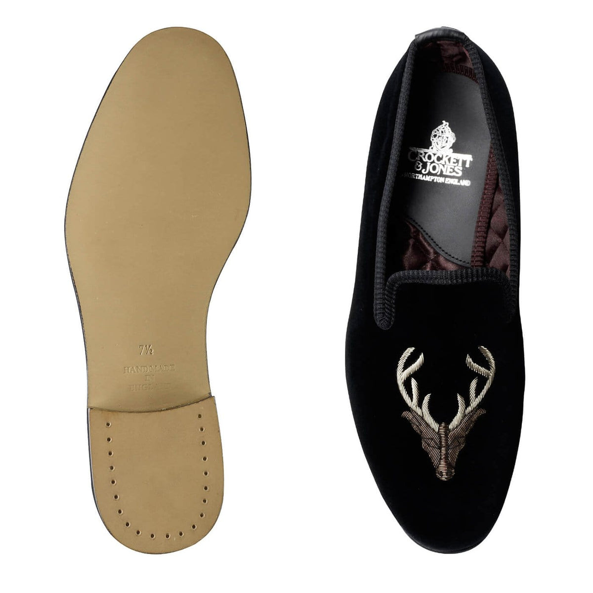 Stags Head Black Velvet Crockett Jones Crockett Jones UK