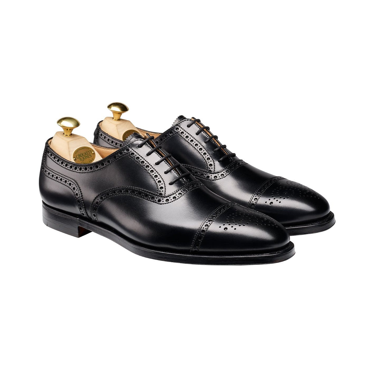 Crockett & Jones Pembroke Noir Grainé Crockett & Jones Pembroke Noir Grainé