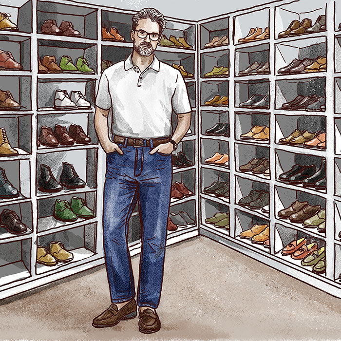 Paul Croughton Dream Footwear Garage | Crockett & Jones