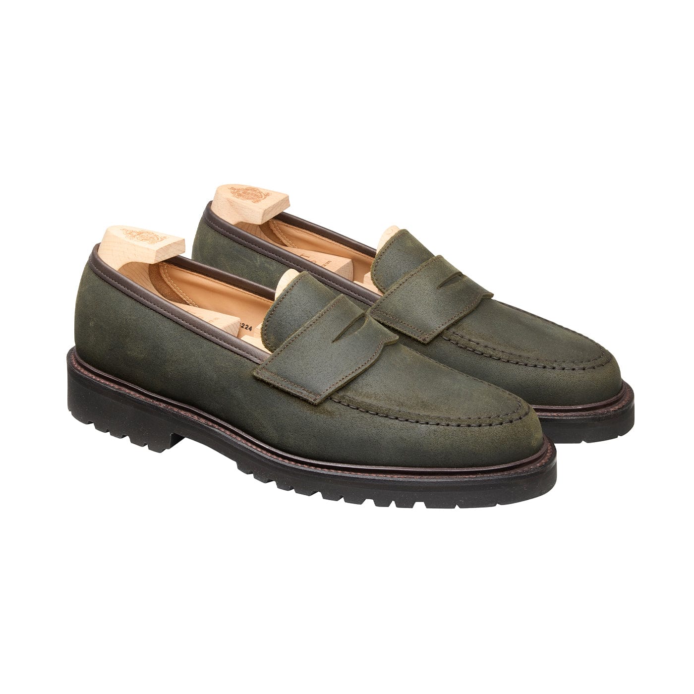 【Crockett＆Jones】Boston2 Boston 2 Green Rough-Out Suede – Crockett & Jones UK