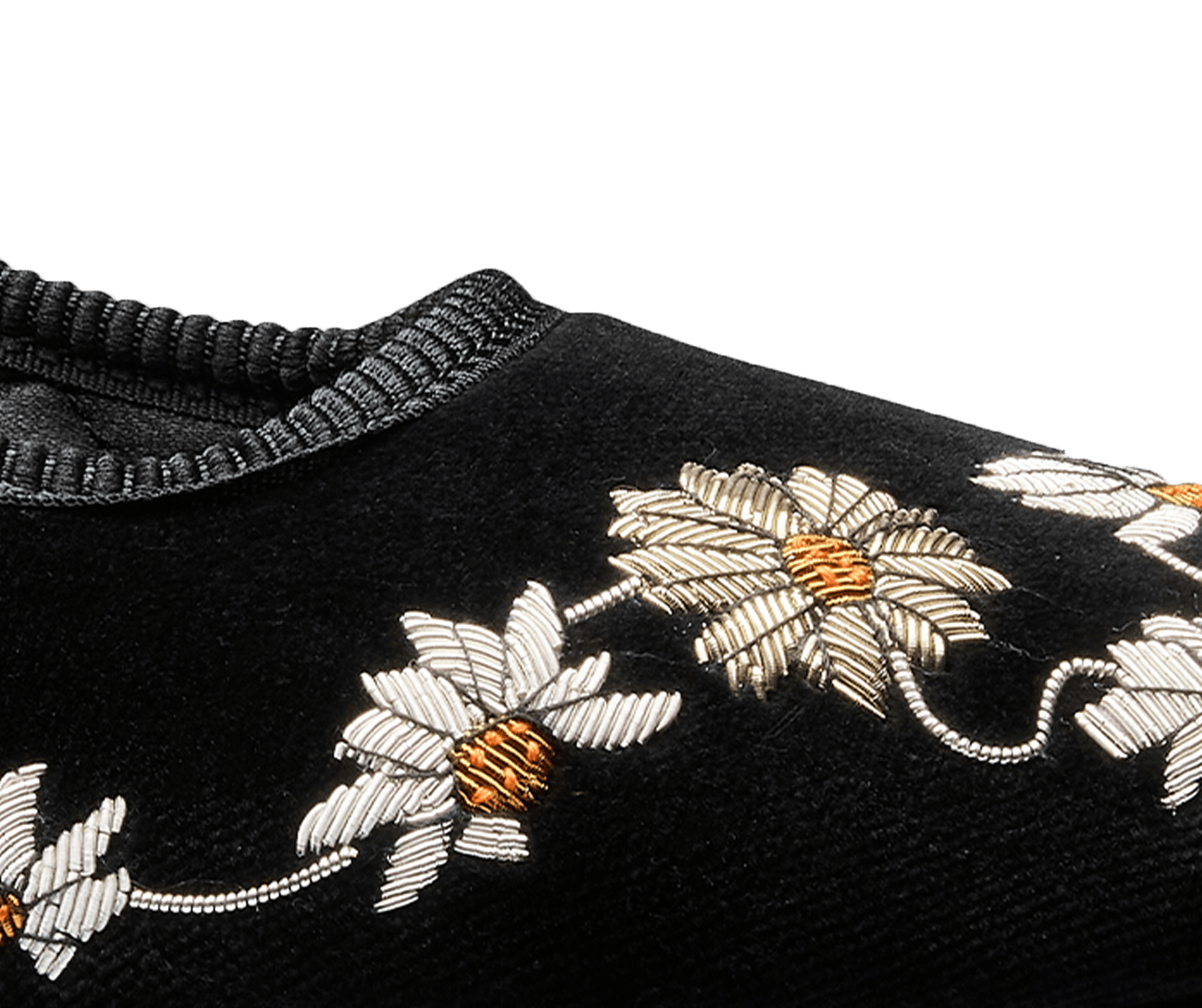 Daisy Chain Black Velvet