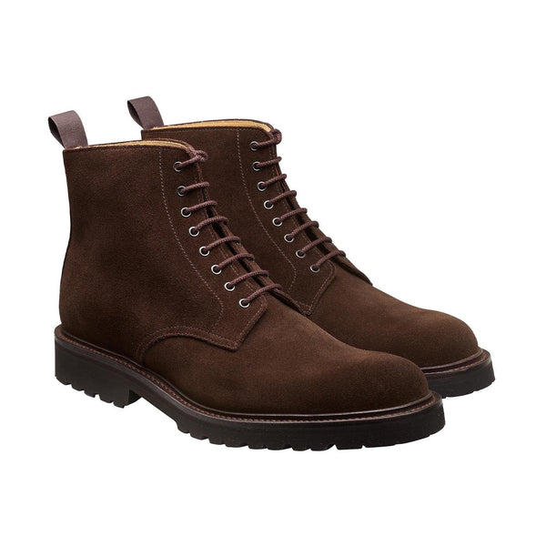 Kelso Dark Brown Suede – Crockett & Jones UK