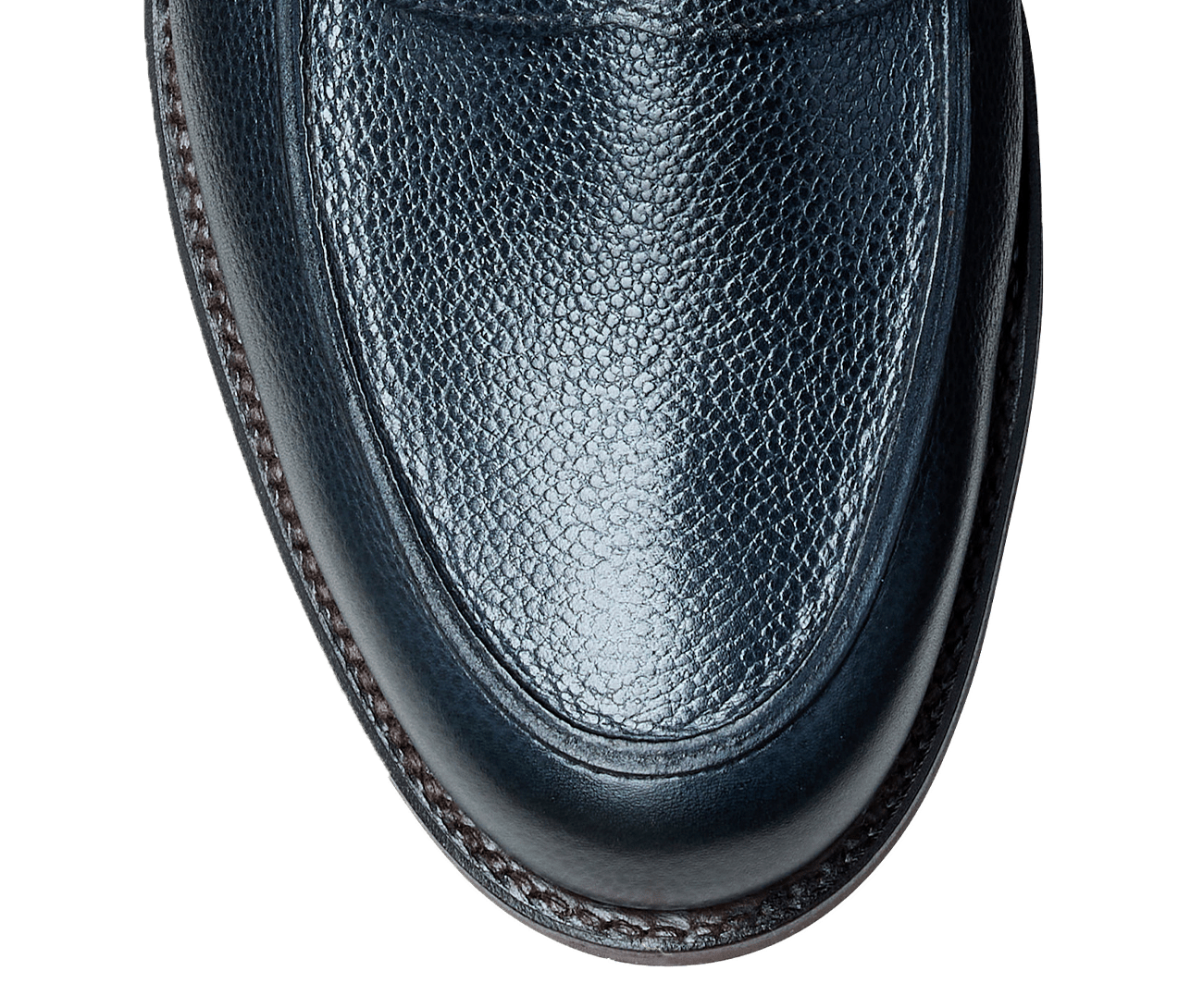 Richmond 2 Navy Pebble Grain