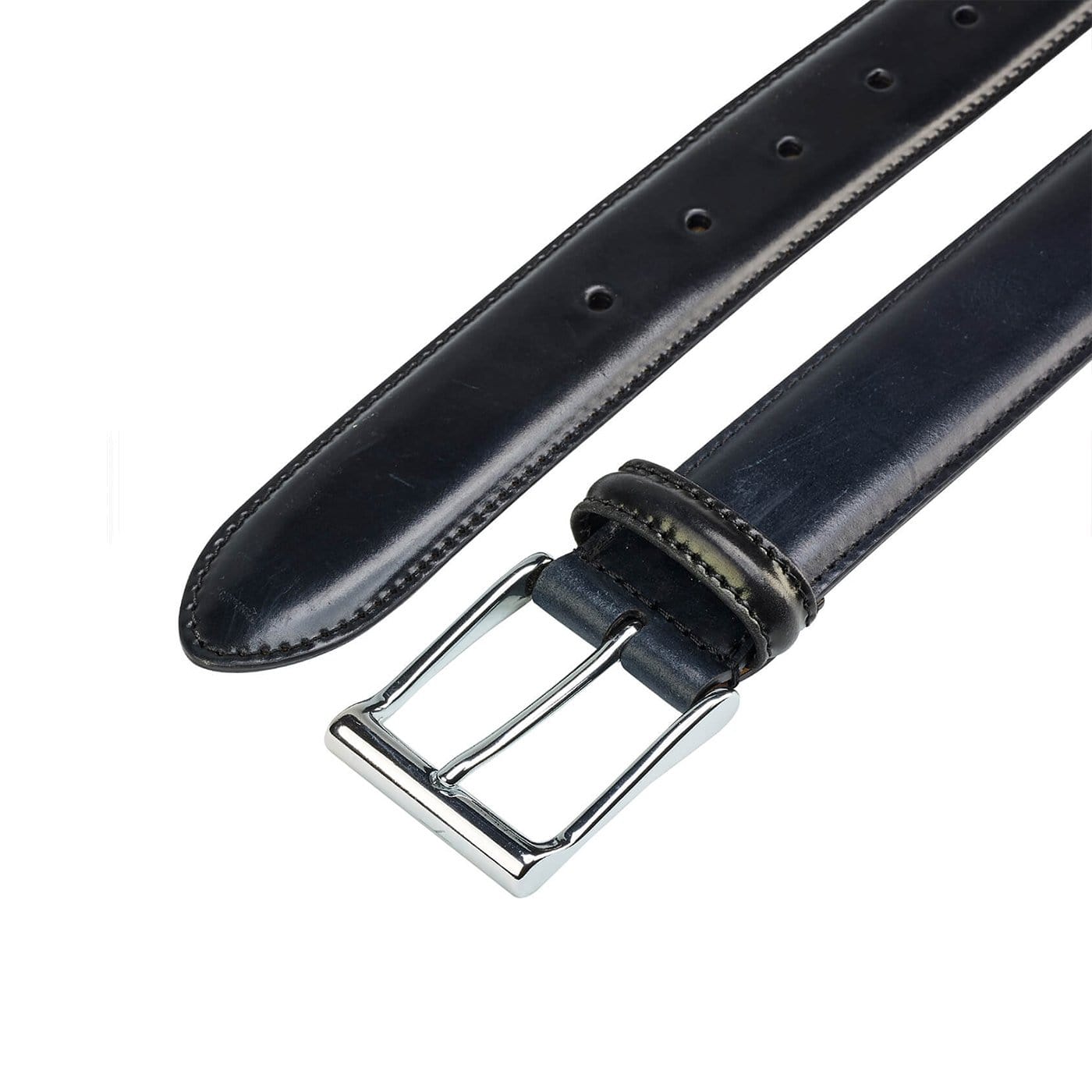 小物 CROCKETT&JONES / leather mesh belt Black Cordovan Belt | Crockett & Jones – Crockett & Jones UK