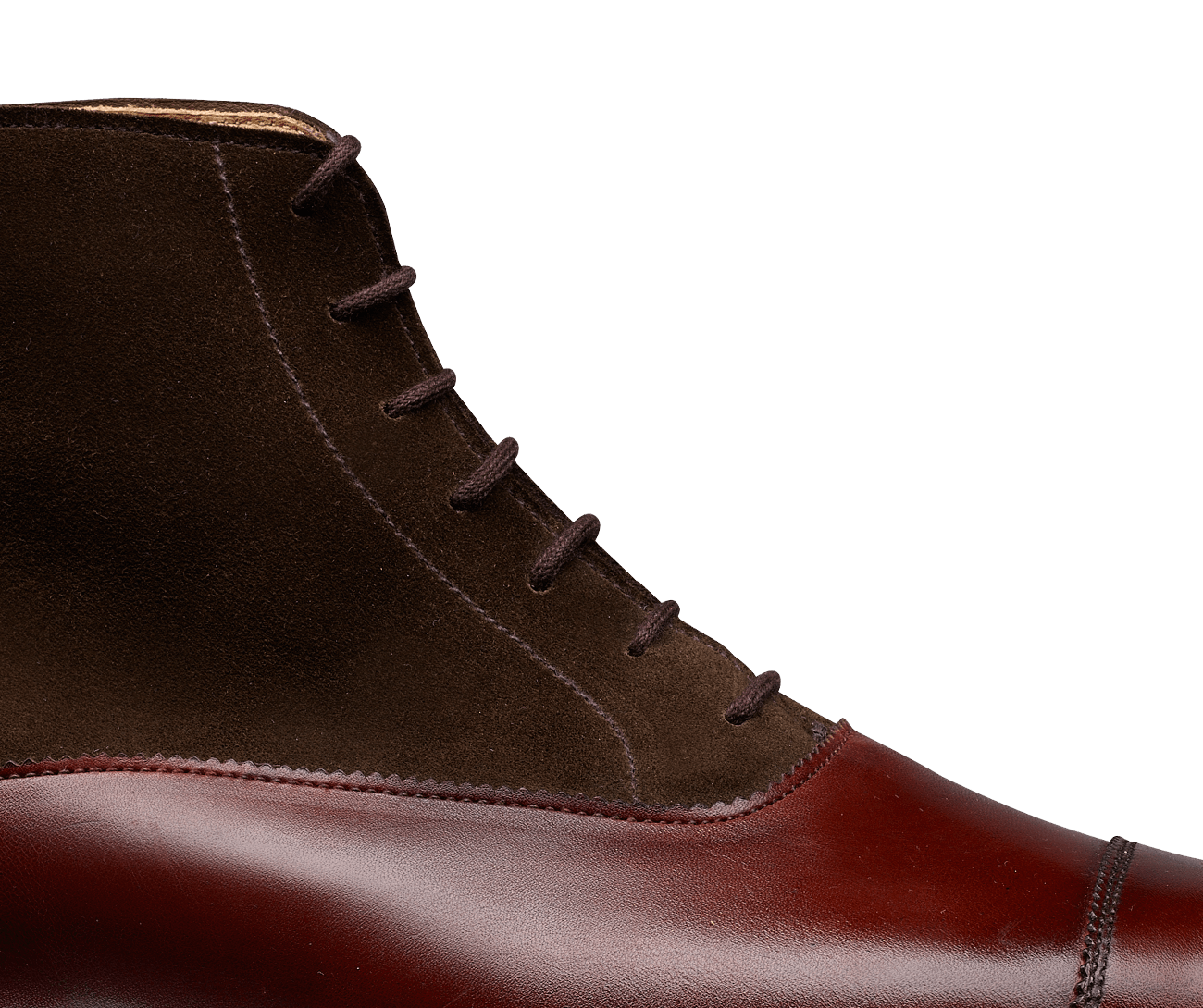 Charlton Chestnut Calf & Dark Brown Suede