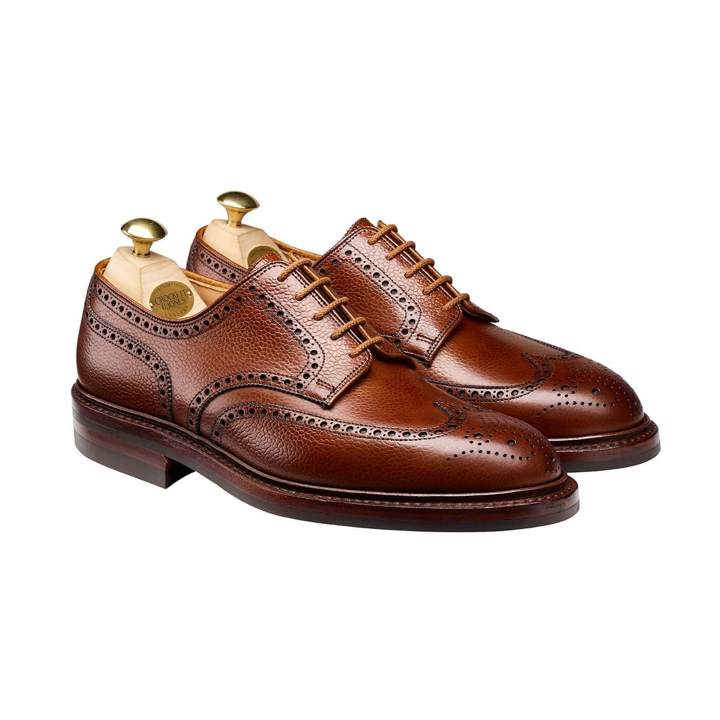 Pembroke Tan Scotch Grain | Crockett & Jones – Crockett