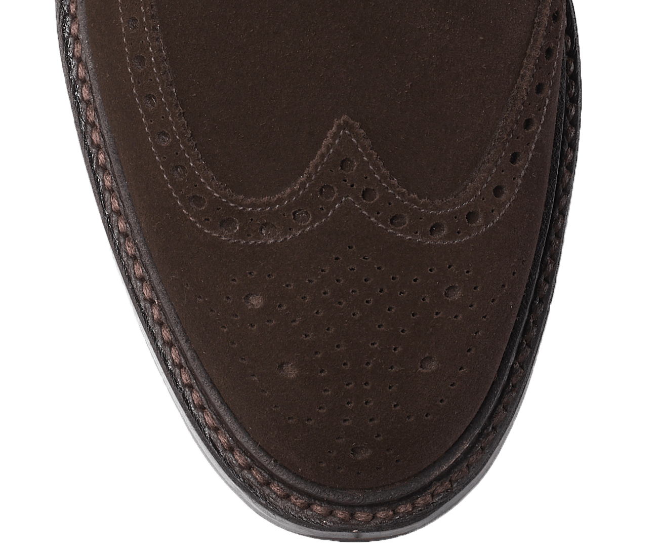 Pembroke Dark Brown Suede