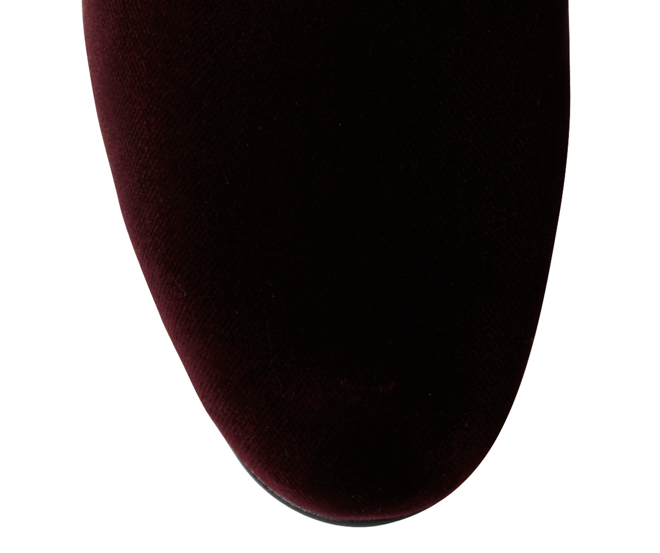 Plain Albert Burgundy Velvet