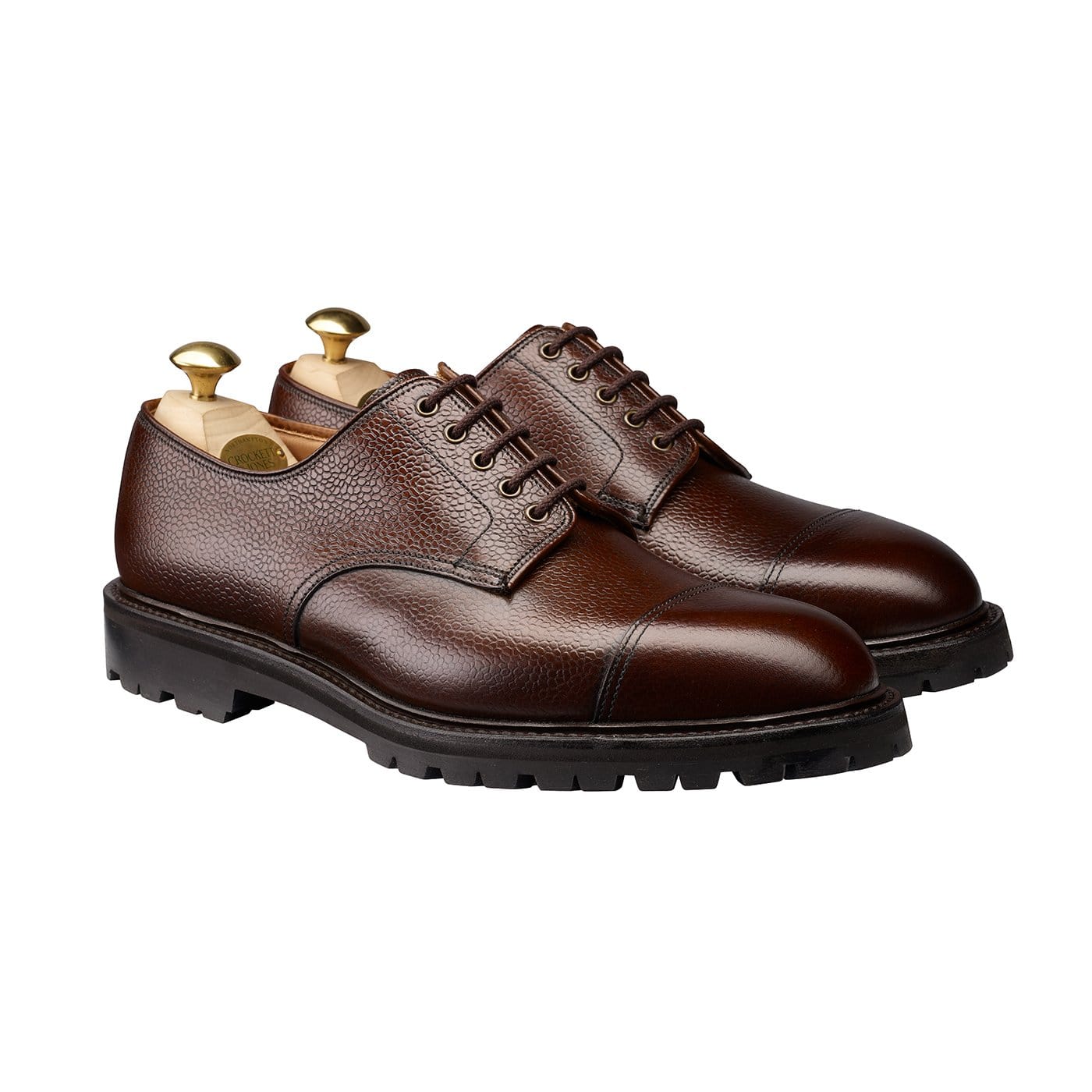 Sandhurst Dark Brown Scotch Grain | Crockett & Jones – Crockett