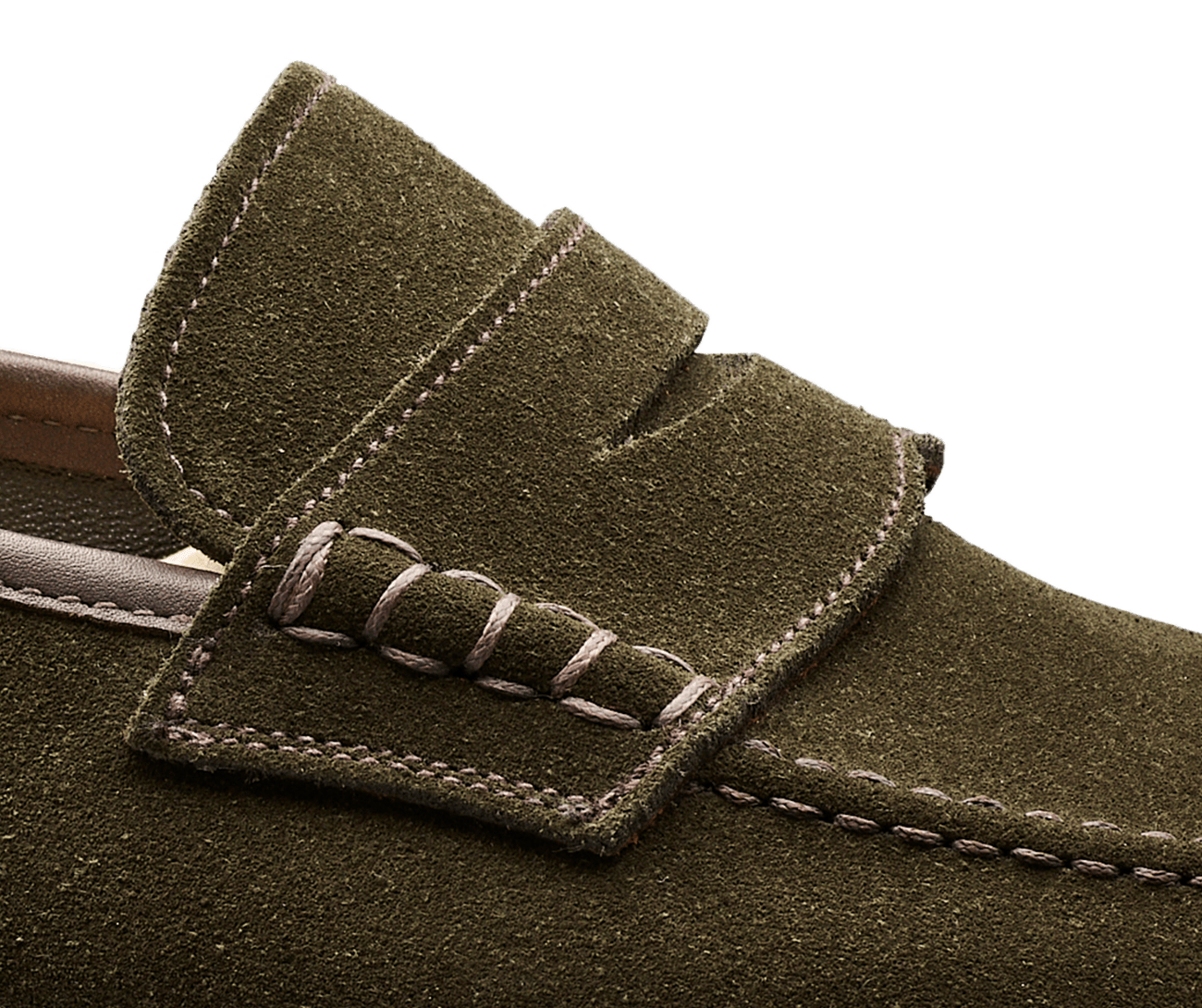 Seaton Earth Green Suede